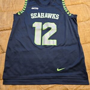 Seahawks Navy Blue Jersey